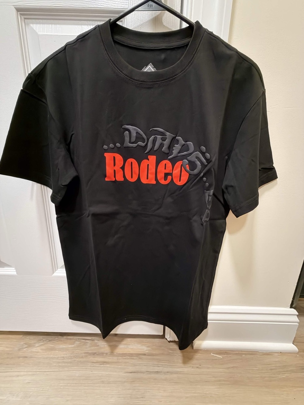 Travis Scott Black T-Shirt with Red Rodeo Graphic